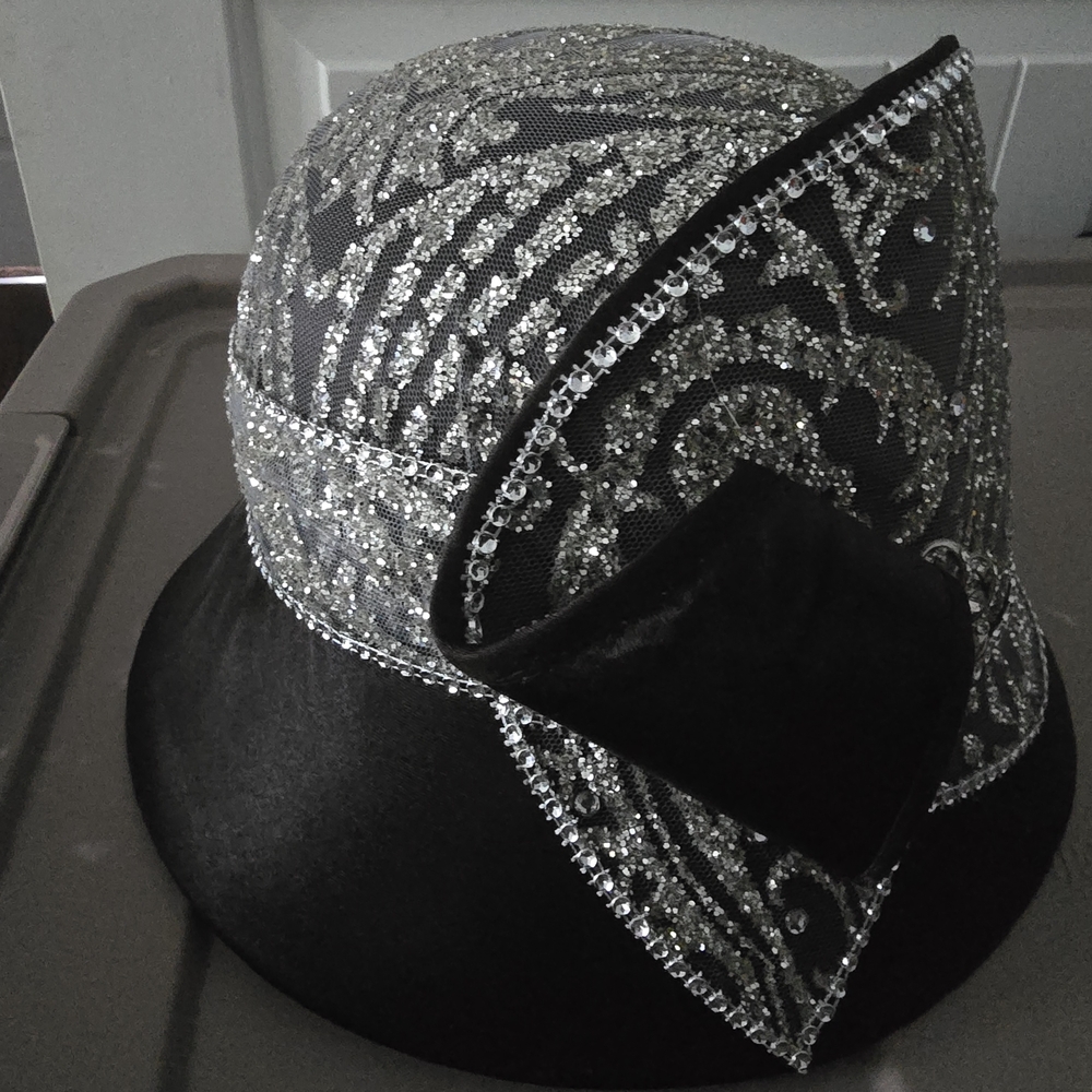 Elegant Black and Silver Men's Hat